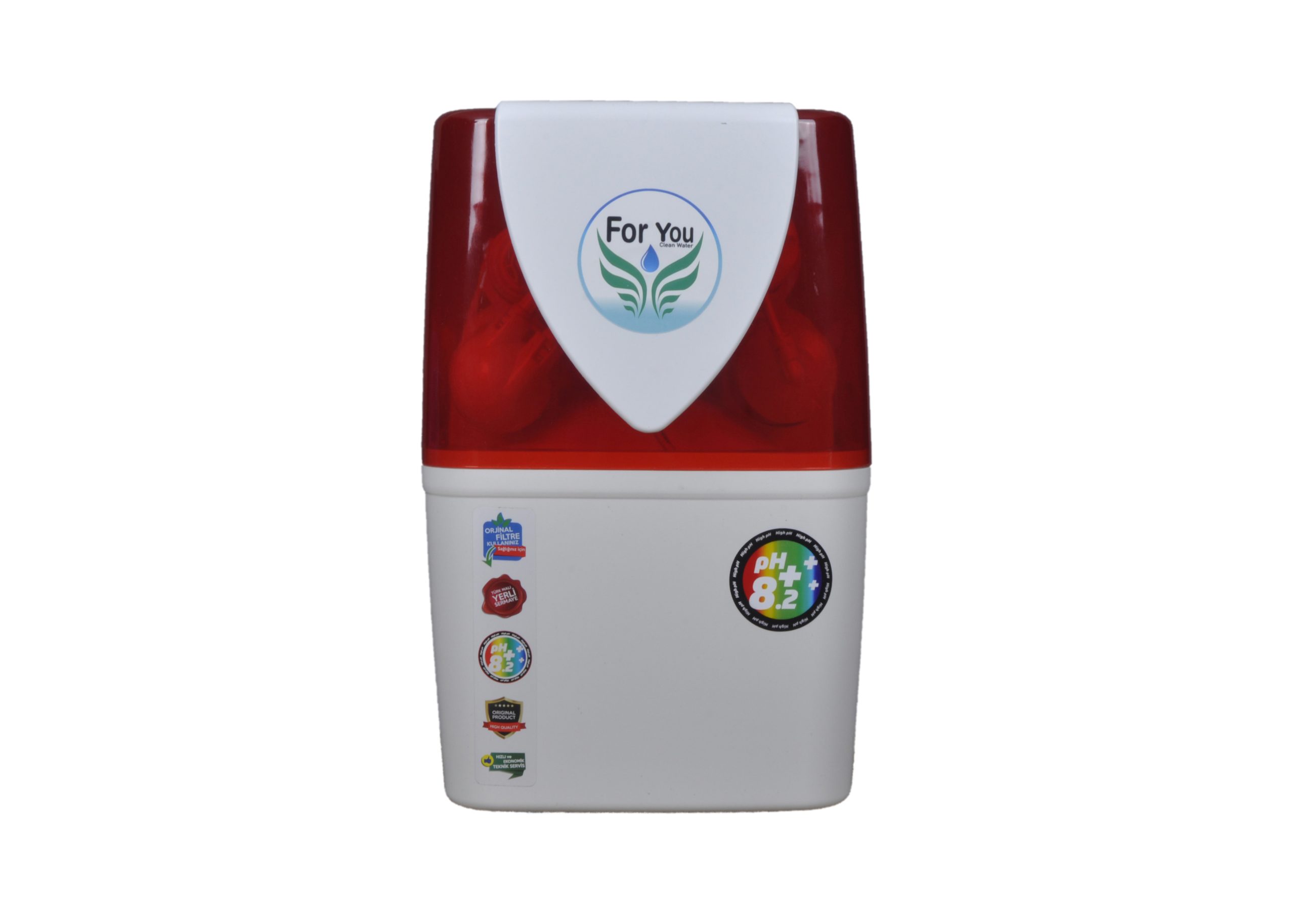 ForYou Su Arıtma Cihazı Şeffaf Kırmızı