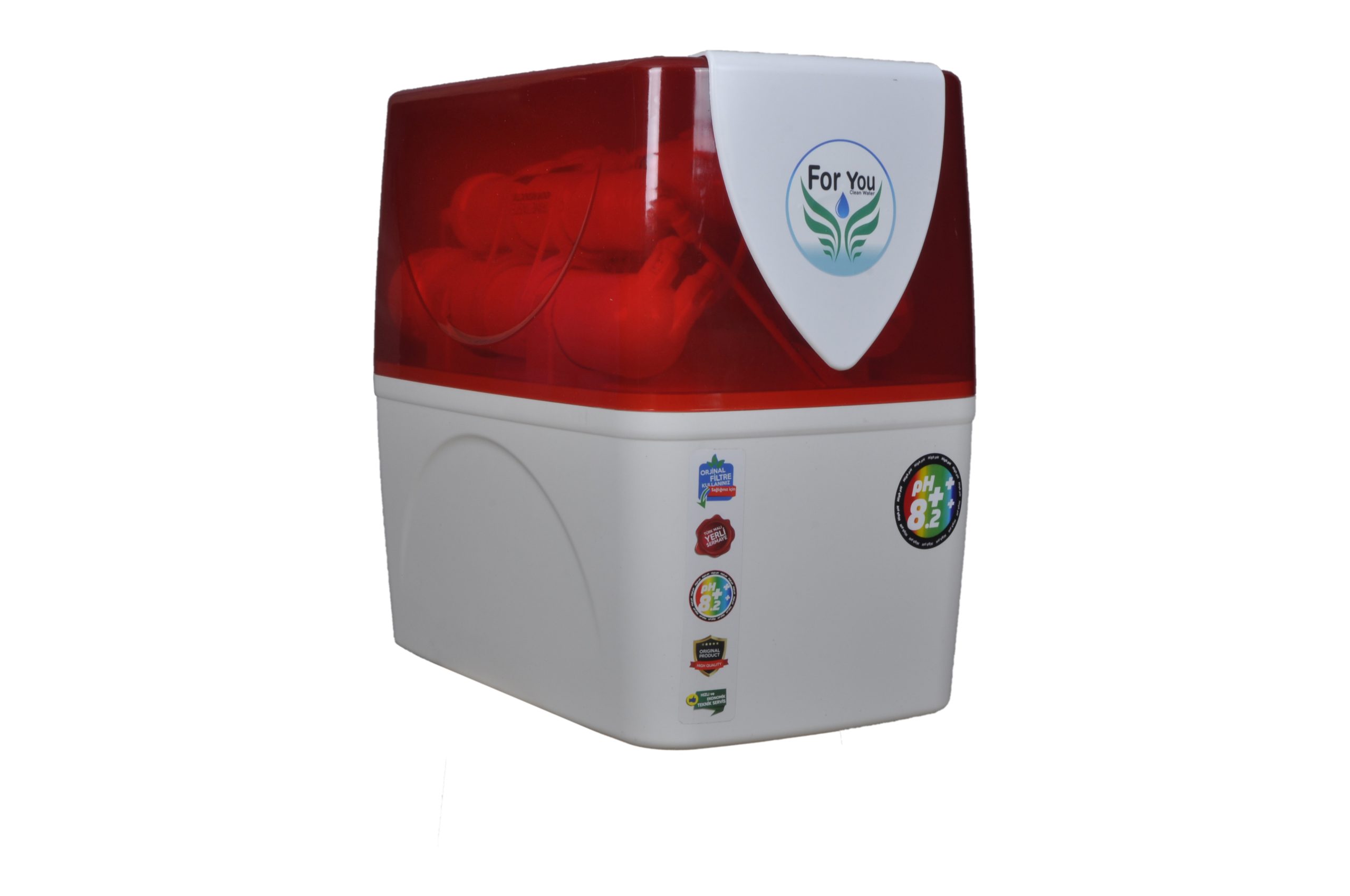 ForYou Su Arıtma Cihazı Şeffaf Kırmızı - Görsel 3