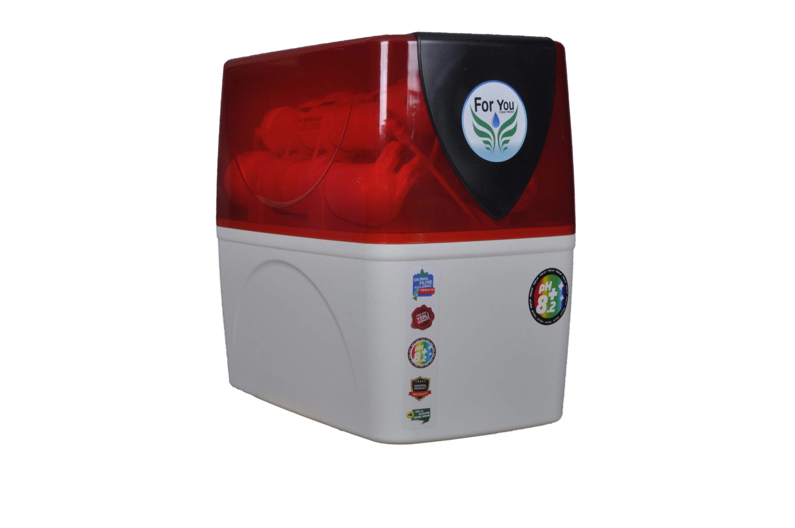 ForYou Su Arıtma Cihazı Şeffaf Kırmızı - Görsel 2